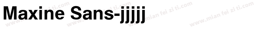 Maxine Sans字体转换
